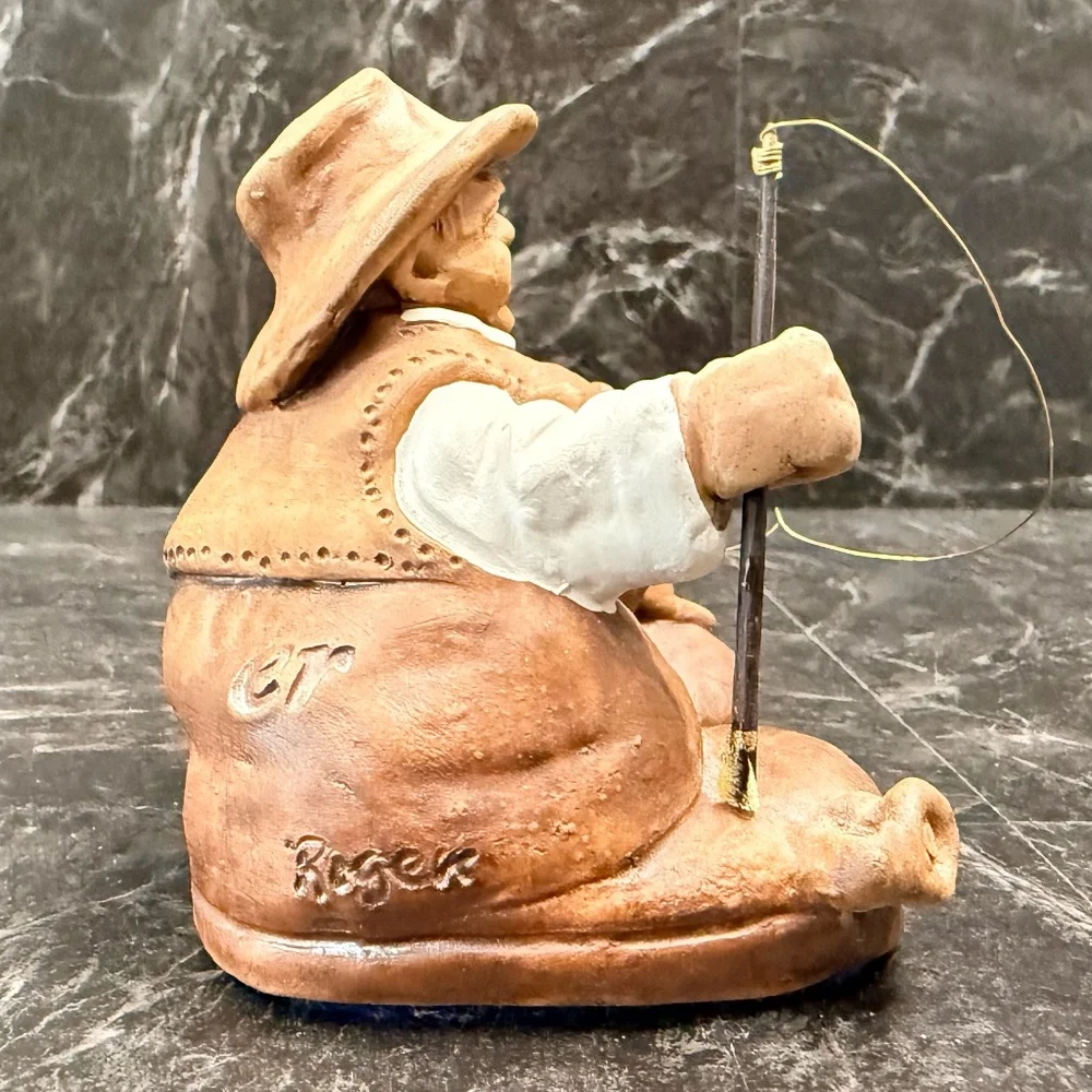ROGERS’ ROWDIES Fishing Figurine